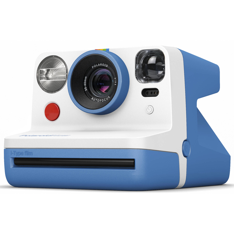 Polaroid Now Instant Film Camera (Blue)  