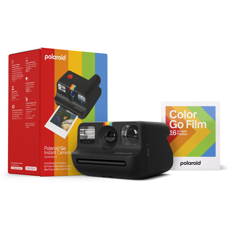 Polaroid Go Generation 2 Instant Film Camera Everything Box (Black)  