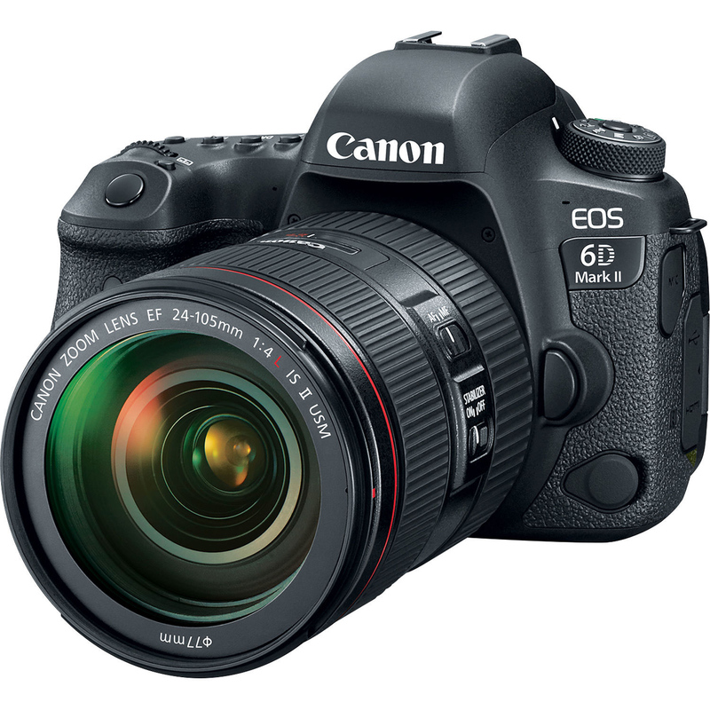 Canon EOS 6D Mark II Digital SLR Camera with 24-105mm f/4.0L Lens  